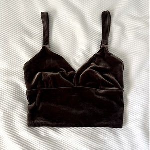 Commando velvet brown top